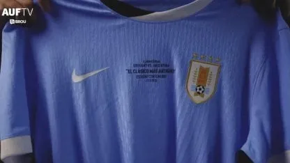 La camiseta que usará Uruguay ante Argentina. 