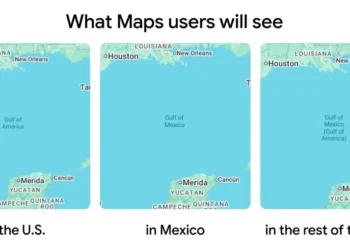 Gulf of AMerica, Apple, Google