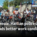 Haitian police union demands better work conditions