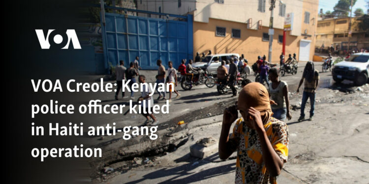 Kenyan police officer killed in Haiti anti-gang operation
