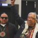 Native American activist Leonard Peltier, freed from prison, is welcomed on North Dakota reservation