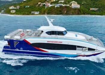 New Incat-designed ferry begins operating between US Virgin Islands and British Virgin Islands