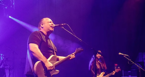 Pixies band on stage