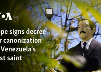 Pope signs decree for canonization of Venezuela's first saint