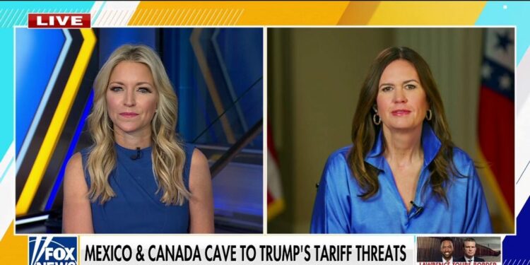 Sarah Huckabee Sanders on tariff threat: Trump is tired of America getting ripped off