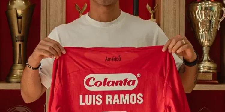 Luis Ramos presentado en Colombia (Foto: América de Cali).