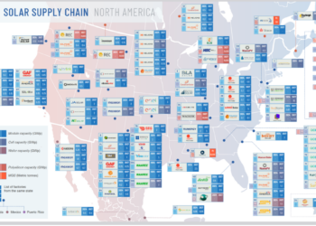 Sinovoltaics updates map of North American solar supply chain – pv magazine USA