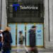 A Telefónica store in Madrid.