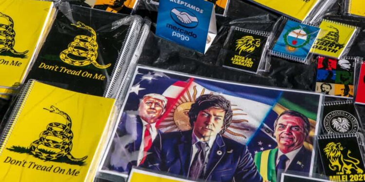 picture of President Milei with other far right leaders in the region