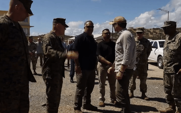 US Secretary of Defense Hegseth Tours Naval Station Guantanamo Bay