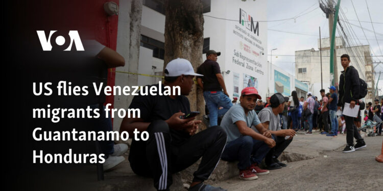 US flies Venezuelan migrants from Guantanamo to Honduras