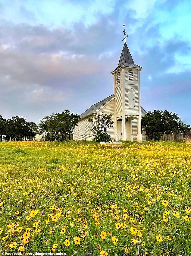 Those that moved said they preferred Texas' climate and standard of living, such as in the idyllic town of New Braunfels (pictured)