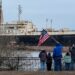 When will the SS United States arrive in Mobile for sinking prep