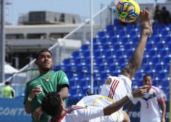Bolivia terminó en el octavo puesto de la Copa América de fútbol playa