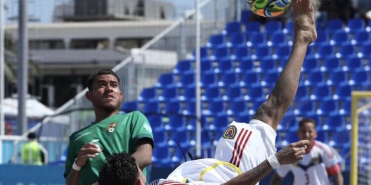 Bolivia terminó en el octavo puesto de la Copa América de fútbol playa