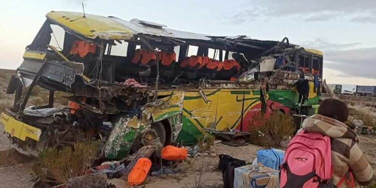 At least 37 dead after 2 buses collide