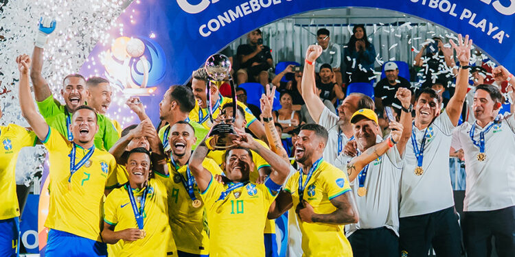 Brasil es el campeón de la CONMEBOL Copa América Fútbol Playa™ – CONMEBOL