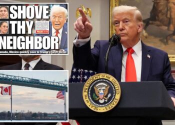 Trump announces 25% tariffs on Canada, Mexico will take effect at midnight