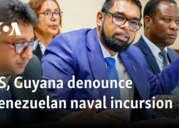 US, Guyana denounce Venezuelan naval incursion