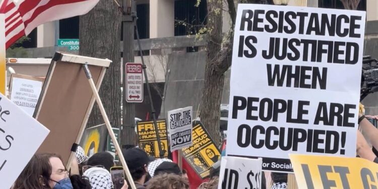 ‘Hands Off’: Anti-Trump protests held in cities across the US – BBC