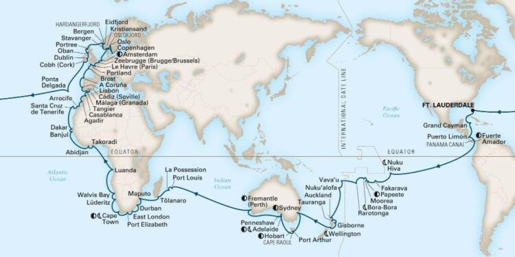 Embark on an Epic 129-Day Adventure: Discover Holland America’s World Cruises!