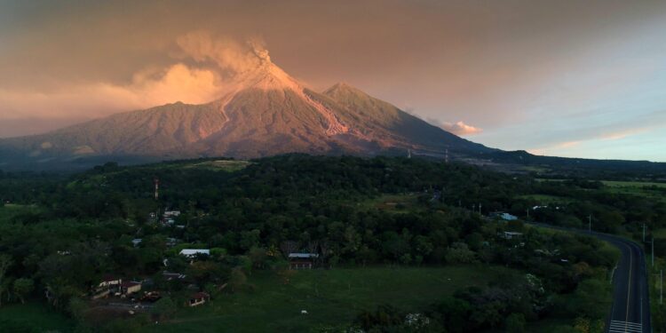 Residents Flee as Guatemalan Volcano Erupts, Unleashing Lava and Rocks