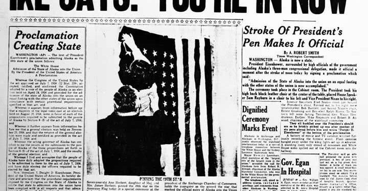 Remembering 1959: The Year Alaska Joined the Union and Changed America’s Landscape Forever!