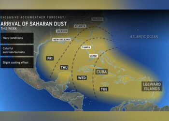 Brace Yourself: Saharan Dust to Sweep Across the Gulf Coast This Weekend – What It Means for Alabama!
