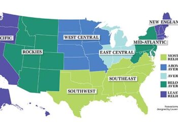 Unveiling America’s Most and Least Religious States: Where Faith Thrives and Fades!