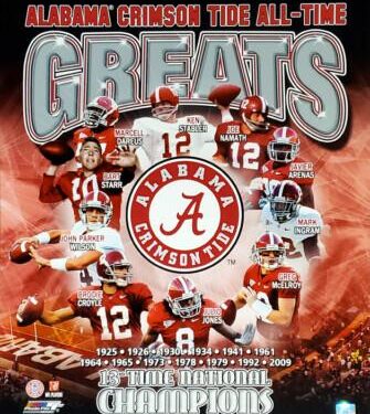 Alabama Legends Shine Bright: Making History on the All-Time All-America First Team!