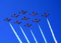 Thrilling Aerial Display: Canadian and American Air Forces Unite for a Dazzling Fourth of July Celebration Over Ottawa!